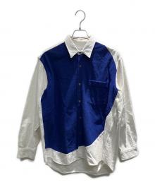 COMME des GARCONS SHIRT（コムデギャルソンシャツ）の古着「長袖シャツ」｜ホワイト×ブルー