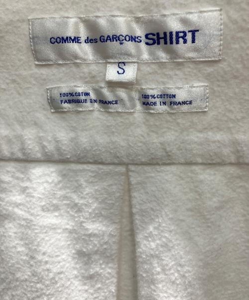 COMME des GARCONS SHIRT（コムデギャルソンシャツ）COMME des GARCONS SHIRT (コムデギャルソンシャツ) 長袖シャツ ホワイト×ブルー サイズ:Sの古着・服飾アイテム