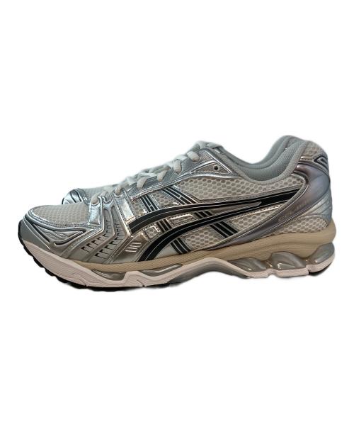 asics（アシックス）asics (アシックス) ゲルカヤノ 14 ローカットスニーカー シルバー サイズ:27cmの古着・服飾アイテム