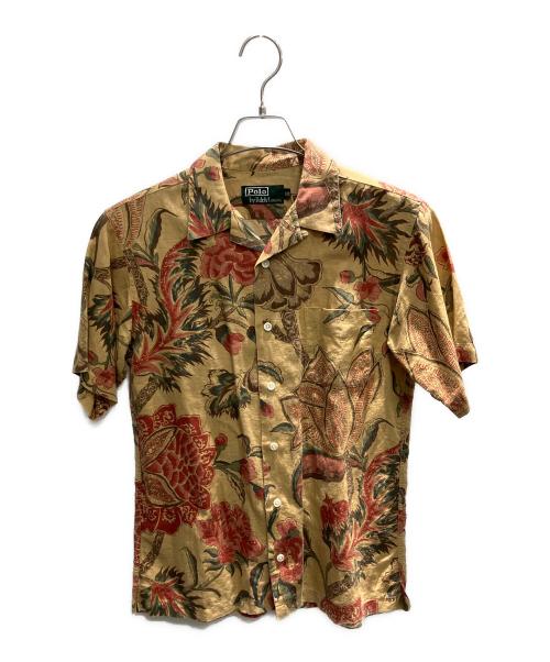 POLO RALPH LAUREN（ポロ・ラルフローレン）POLO RALPH LAUREN (ポロ・ラルフローレン) 80s~90s オープンカラーシャツ ベージュ サイズ:160cmの古着・服飾アイテム