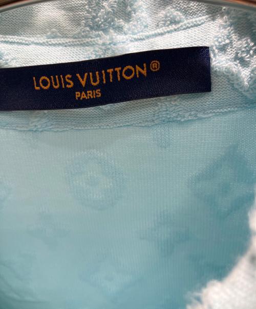 LOUIS VUITTON（ルイ ヴィトン）LOUIS VUITTON (ルイ ヴィトン) モノグラム柄 Tyler The Creator ポロシャツ スカイブルー サイズ:Sの古着・服飾アイテム