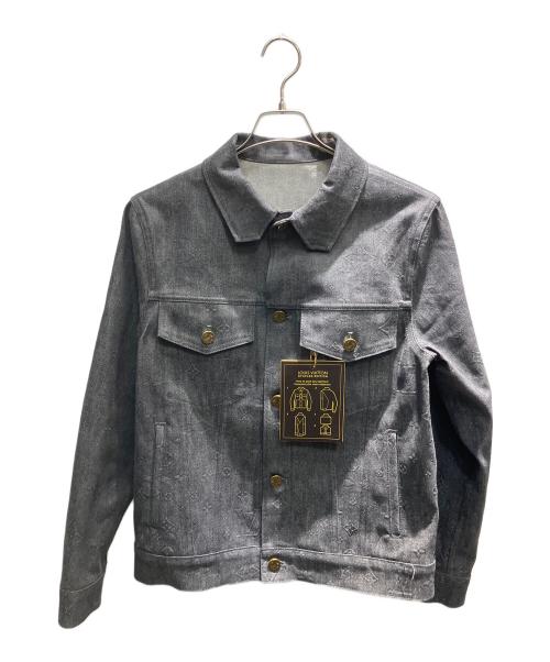LOUIS VUITTON（ルイ ヴィトン）LOUIS VUITTON (ルイ ヴィトン) 21AW シャドーモノグラム ステープルライン デニムジャケット ブラック サイズ:44の古着・服飾アイテム