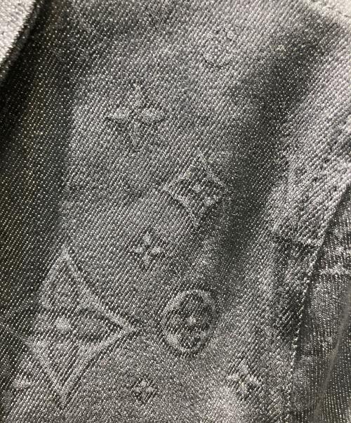 LOUIS VUITTON（ルイ ヴィトン）LOUIS VUITTON (ルイ ヴィトン) 21AW シャドーモノグラム ステープルライン デニムジャケット ブラック サイズ:44の古着・服飾アイテム