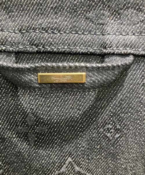 LOUIS VUITTON（ルイ ヴィトン）LOUIS VUITTON (ルイ ヴィトン) 21AW シャドーモノグラム ステープルライン デニムジャケット ブラック サイズ:44の古着・服飾アイテム