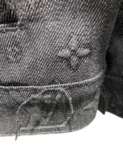 LOUIS VUITTON（ルイ ヴィトン）LOUIS VUITTON (ルイ ヴィトン) 21AW シャドーモノグラム ステープルライン デニムジャケット ブラック サイズ:44の古着・服飾アイテム