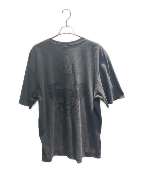 stussy（ステューシー）stussy (ステューシー) Built To Last Pig. Dyed Tee 半袖カットソー グレー サイズ:XLの古着・服飾アイテム