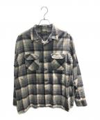 PENDLETONペンドルトン）の古着「オープンカラーシャツ 長袖シャツ」｜グレー