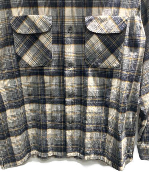 PENDLETON（ペンドルトン）PENDLETON (ペンドルトン) オープンカラーシャツ 長袖シャツ グレー サイズ:Lの古着・服飾アイテム