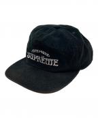 SUPREMEシュプリーム）の古着「Champagne Corduroy 5-Panel キャップ」｜ブラック