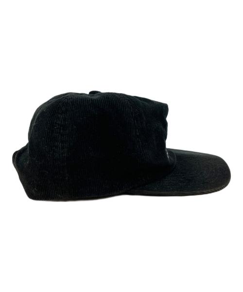 SUPREME（シュプリーム）SUPREME (シュプリーム) Champagne Corduroy 5-Panel キャップ ブラックの古着・服飾アイテム