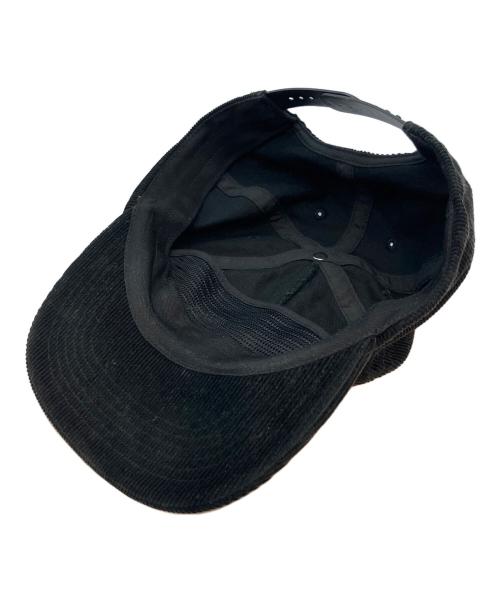 SUPREME（シュプリーム）SUPREME (シュプリーム) Champagne Corduroy 5-Panel キャップ ブラックの古着・服飾アイテム