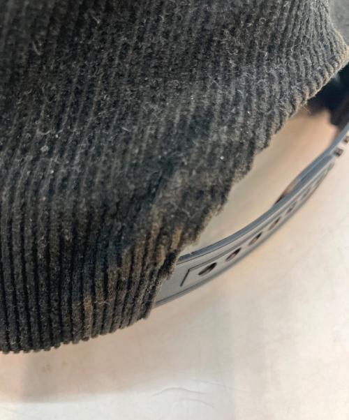 SUPREME（シュプリーム）SUPREME (シュプリーム) Champagne Corduroy 5-Panel キャップ ブラックの古着・服飾アイテム
