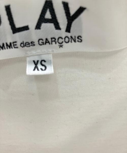 PLAY COMME des GARCONS（プレイコムデギャルソン）PLAY COMME des GARCONS (プレイコムデギャルソン) 半袖カットソー ホワイト サイズ:XSの古着・服飾アイテム