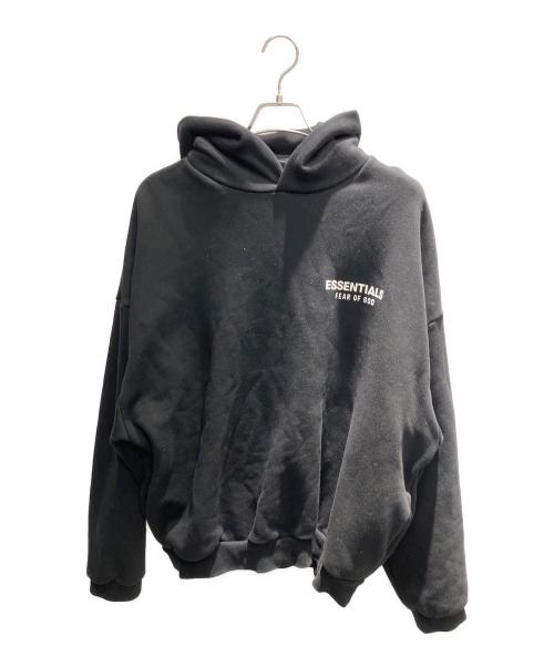 FOG ESSENTIALS（フィアオブゴッド エッセンシャル）FOG ESSENTIALS (フィアオブゴッド エッセンシャル) 裏起毛プルオーバーパーカー ブラック サイズ:Mの古着・服飾アイテム