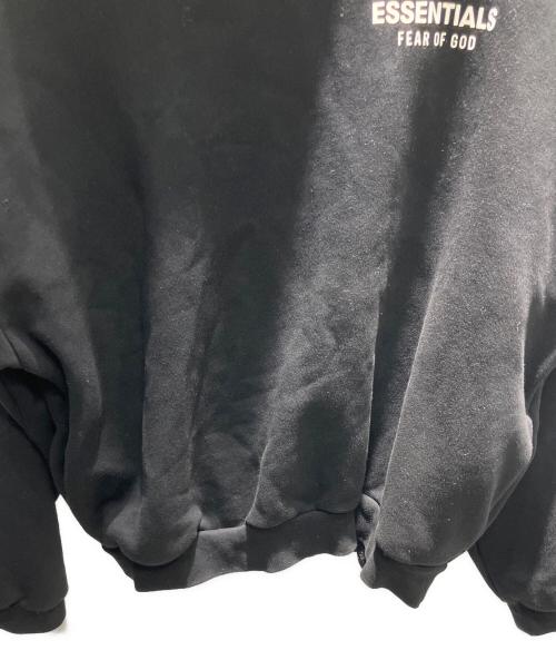 FOG ESSENTIALS（フィアオブゴッド エッセンシャル）FOG ESSENTIALS (フィアオブゴッド エッセンシャル) 裏起毛プルオーバーパーカー ブラック サイズ:Mの古着・服飾アイテム