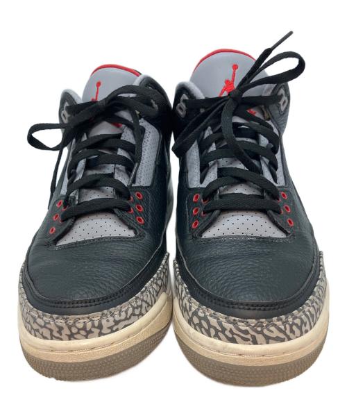 NIKE（ナイキ）NIKE (ナイキ) AIR JORDAN3 Retro OG ハイカットスニーカー ブラック サイズ:28cmの古着・服飾アイテム