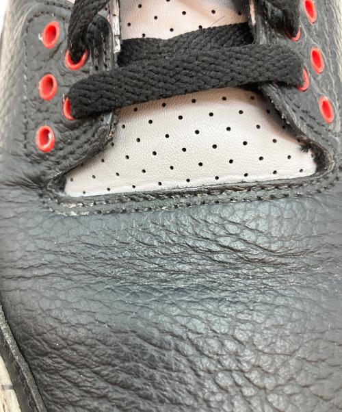 NIKE（ナイキ）NIKE (ナイキ) AIR JORDAN3 Retro OG ハイカットスニーカー ブラック サイズ:28cmの古着・服飾アイテム