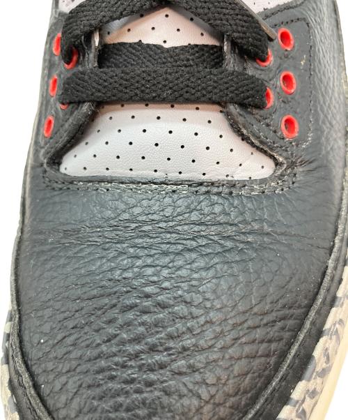 NIKE（ナイキ）NIKE (ナイキ) AIR JORDAN3 Retro OG ハイカットスニーカー ブラック サイズ:28cmの古着・服飾アイテム