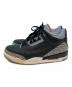 NIKE (ナイキ) AIR JORDAN3 Retro OG ハイカットスニーカー ブラック サイズ:28cm：8000円