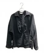 ANCELLMアンセルム）の古着「23SS 長袖シャツ」｜ブラック