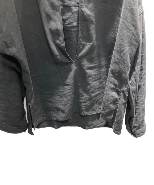 ANCELLM（アンセルム）ANCELLM (アンセルム) 23SS 長袖シャツ ブラック サイズ:2の古着・服飾アイテム