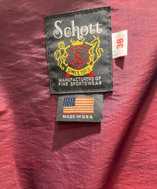 Schott（ショット）Schott (ショット) USA製 641XX 60's STAND RIDERS レザージャケット ブラック サイズ:38の古着・服飾アイテム