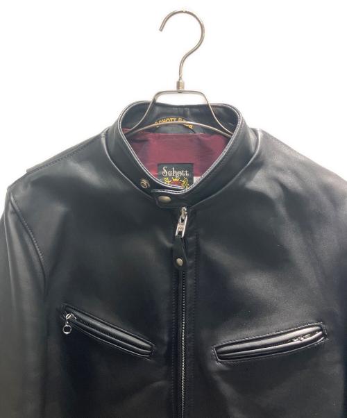 Schott（ショット）Schott (ショット) USA製 641XX 60's STAND RIDERS レザージャケット ブラック サイズ:38の古着・服飾アイテム