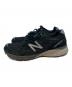 NEW BALANCE (ニューバランス) USA製 ローカットスニーカー ブラック サイズ:27cm：6000円