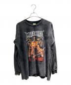 ROCKYROADロッキーロード）の古着「METALLICA  長袖カットソー」｜グレー