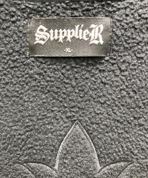 SUPPLIER（サプライヤー）SUPPLIER (サプライヤー) ジップパーカー ブラック サイズ:XLの古着・服飾アイテム