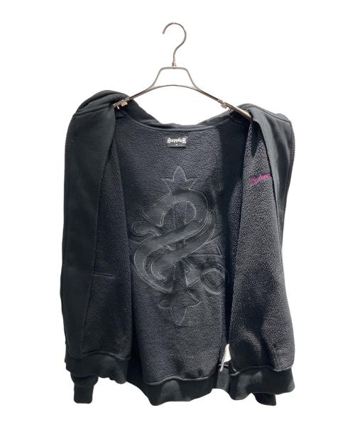 SUPPLIER（サプライヤー）SUPPLIER (サプライヤー) ジップパーカー ブラック サイズ:XLの古着・服飾アイテム
