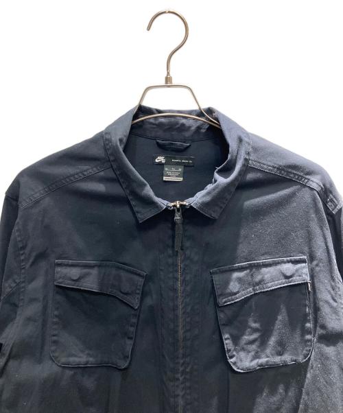 NIKE SB（ナイキエスビー）NIKE SB (ナイキエスビー) ダブルジップジャケット ネイビー サイズ:XLの古着・服飾アイテム