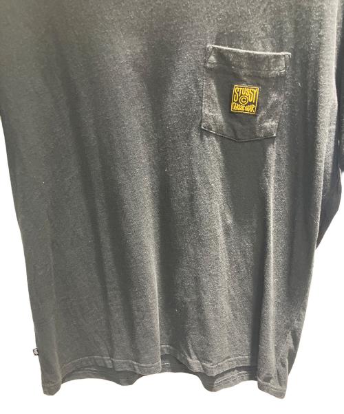 stussy（ステューシー）stussy (ステューシー) ポケTee Tシャツ ブラック サイズ:Mの古着・服飾アイテム