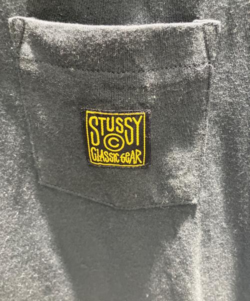 stussy（ステューシー）stussy (ステューシー) ポケTee Tシャツ ブラック サイズ:Mの古着・服飾アイテム