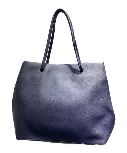 Marc by Marc Jacobs（マークバイマークジェイコブス）Marc by Marc Jacobs (マークバイマークジェイコブス) THE LOGO SHOPPER トートバッグ ネイビーの古着・服飾アイテム