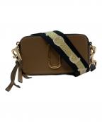Marc by Marc Jacobsマークバイマークジェイコブス）の古着「THE SNAPSHOT ショルダーバッグ」｜ブラウン