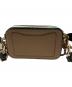 Marc by Marc Jacobs (マークバイマークジェイコブス) THE SNAPSHOT ショルダーバッグ ブラウン：13000円
