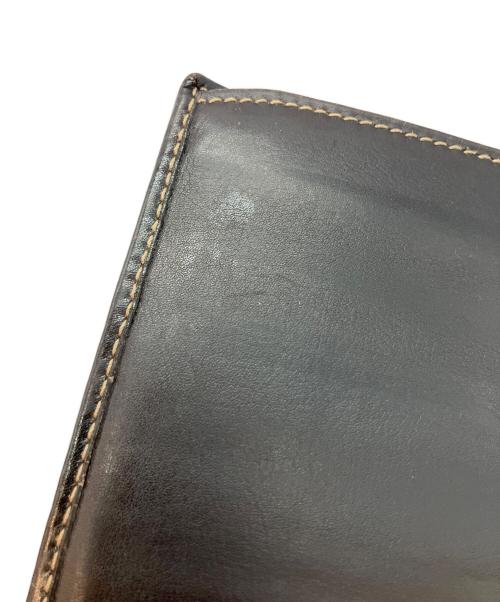 GUCCI（グッチ）GUCCI (グッチ) インターロッキングG GGキャンバス 二つ折り長財布 0416 長財布 ブラウンの古着・服飾アイテム