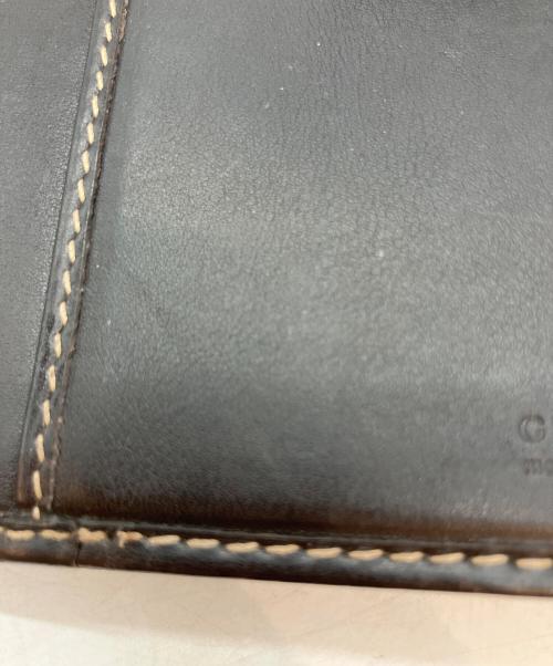 GUCCI（グッチ）GUCCI (グッチ) インターロッキングG GGキャンバス 二つ折り長財布 0416 長財布 ブラウンの古着・服飾アイテム