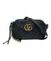 GUCCI（グッチ）の古着「GGマーモントスモール カメラバッグ 486623 ショルダーバッグ」｜ブラック