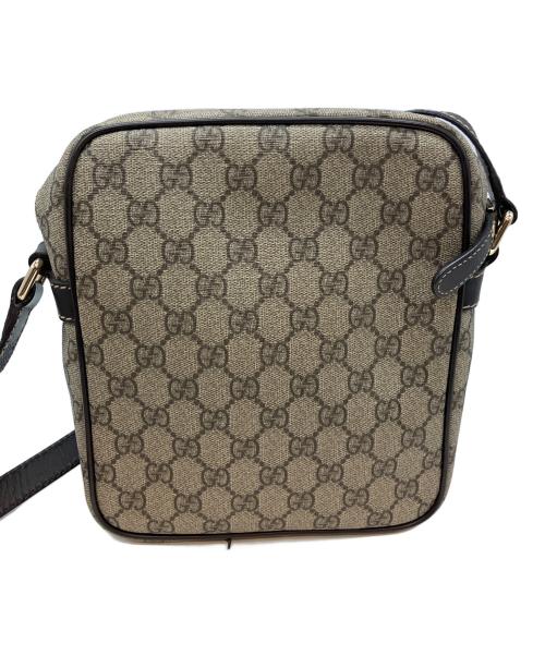 GUCCI（グッチ）GUCCI (グッチ) GGスプリーム ショルダーバッグ 497717 ショルダーバッグ ブラウンの古着・服飾アイテム