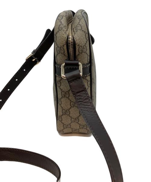 GUCCI（グッチ）GUCCI (グッチ) GGスプリーム ショルダーバッグ 497717 ショルダーバッグ ブラウンの古着・服飾アイテム