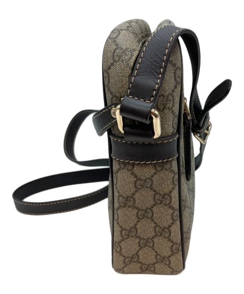 GUCCI（グッチ）GUCCI (グッチ) GGスプリーム ショルダーバッグ 497717 ショルダーバッグ ブラウンの古着・服飾アイテム