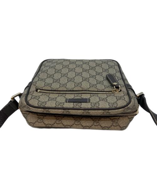 GUCCI（グッチ）GUCCI (グッチ) GGスプリーム ショルダーバッグ 497717 ショルダーバッグ ブラウンの古着・服飾アイテム