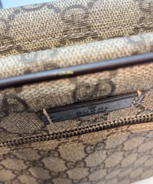 GUCCI（グッチ）GUCCI (グッチ) GGスプリーム ショルダーバッグ 497717 ショルダーバッグ ブラウンの古着・服飾アイテム