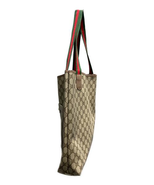 GUCCI（グッチ）GUCCI (グッチ) オールドグッチ トートバッグ ブラウンの古着・服飾アイテム
