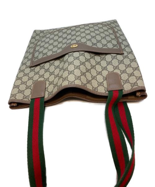 GUCCI（グッチ）GUCCI (グッチ) オールドグッチ トートバッグ ブラウンの古着・服飾アイテム