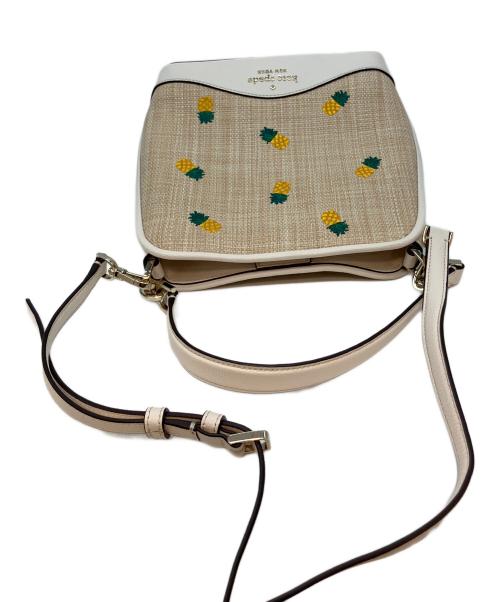 Kate Spade（ケイトスペード）Kate Spade (ケイトスペード) 2WAYバッグ ホワイトの古着・服飾アイテム
