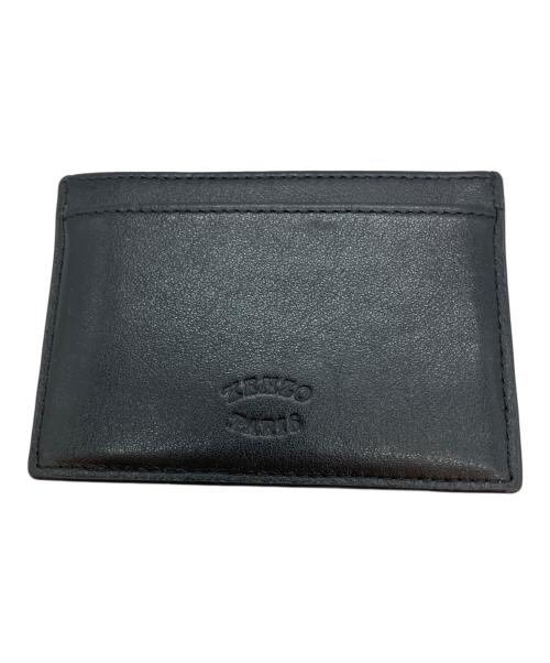 KENZO（ケンゾー）KENZO (ケンゾー) VERDY (ヴェルディ) MARKET STAMP BL-0274-FF5 レザーカードホルダー ホワイト×グリーンの古着・服飾アイテム