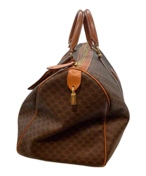 CELINE（セリーヌ）CELINE (セリーヌ) マカダム柄 ボストンバッグ ブラウンの古着・服飾アイテム